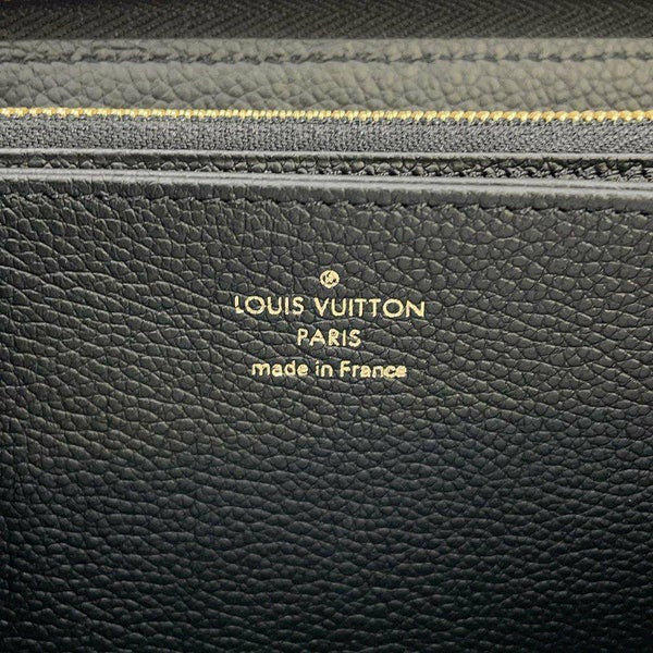 ルイヴィトン 長財布 モノグラム・アンプラント ジッピー・ウォレット M80481 黒 ブラック ラウンドファスナー