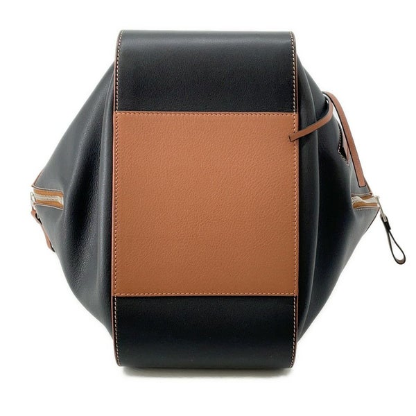 ロエベ ハンドバッグ ハンモック スモール クラシックカーフレザー A538S35X04 LOEWE 2way 黒 ブラウン