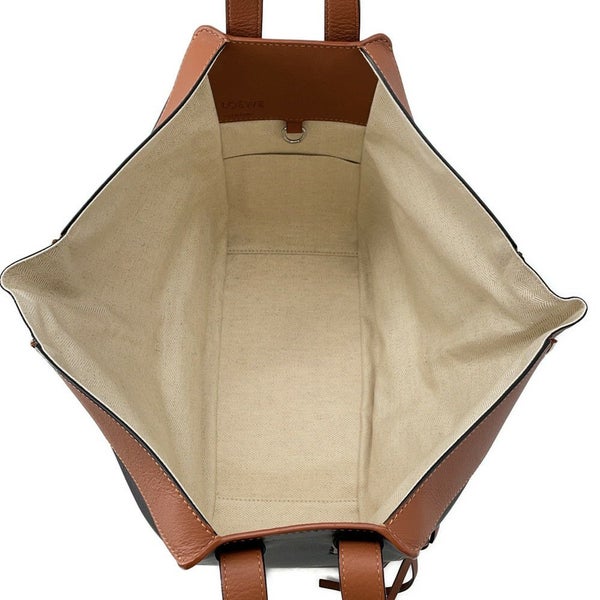 ロエベ ハンドバッグ ハンモック スモール クラシックカーフレザー A538S35X04 LOEWE 2way 黒 ブラウン