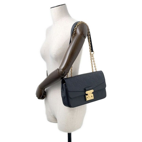 ルイヴィトン ハンドバッグ モノグラム・アンプラント マルソー M46200 LOUIS VUITTON ブラック 黒