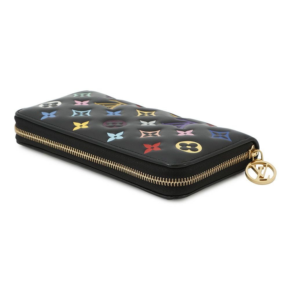ルイヴィトン 長財布 モノグラム・マルチカラー LV×TM ジッピー
