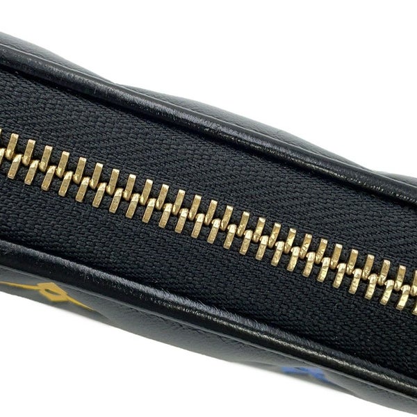 ルイヴィトン 長財布 モノグラム・マルチカラー LV×TM ジッピー・ウォレット クッサン M14096 村上隆コラボ 黒 ブラック