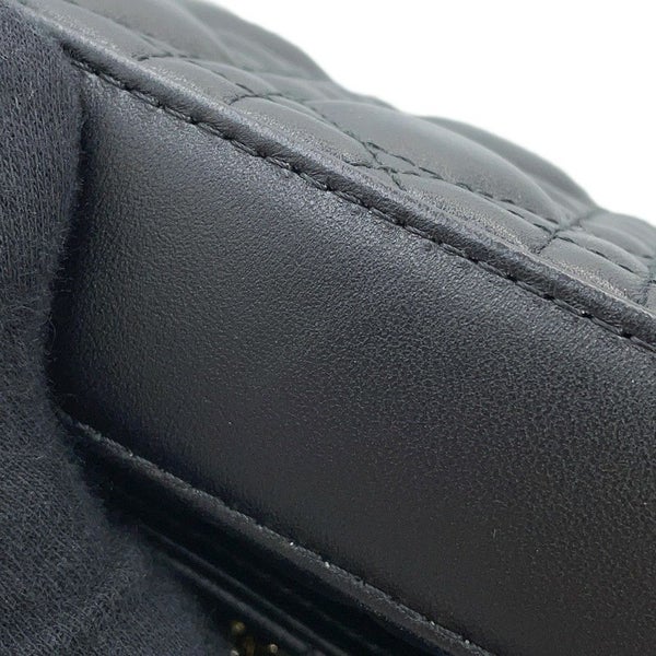 クリスチャン・ディオール チェーンショルダーバッグ My Dior ディオール トーク フォンバッグ カナージュ S0937ONMJ 黒