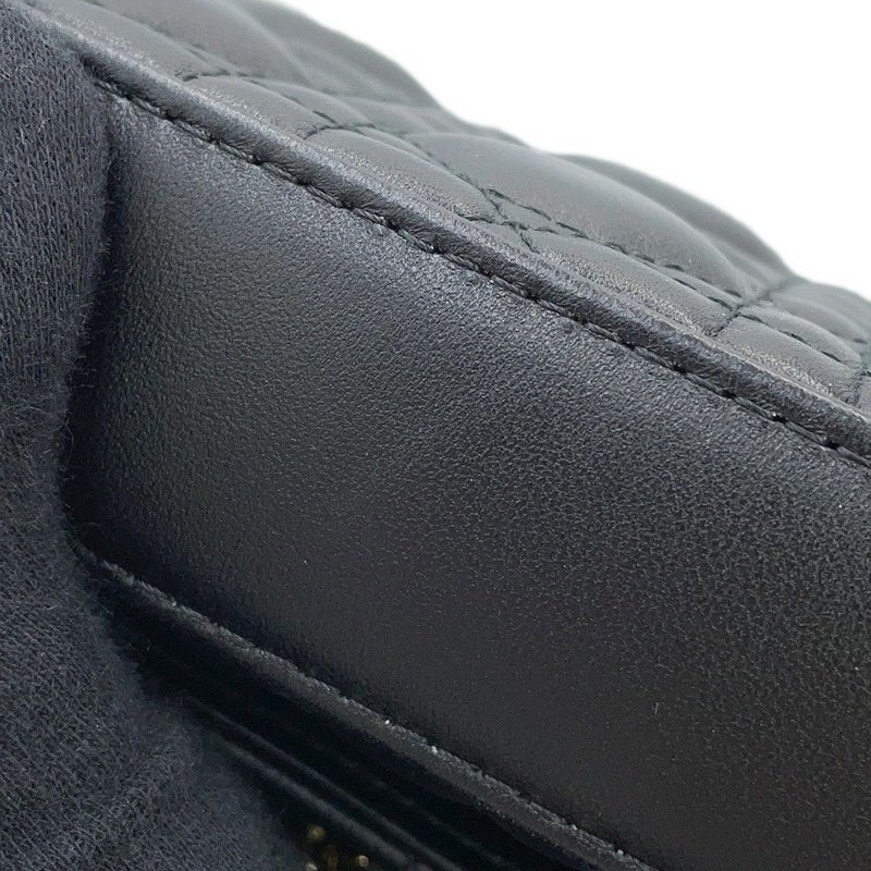 クリスチャン・ディオール チェーンショルダーバッグ My Dior ディオール トーク フォンバッグ カナージュ S0937ONMJ 黒