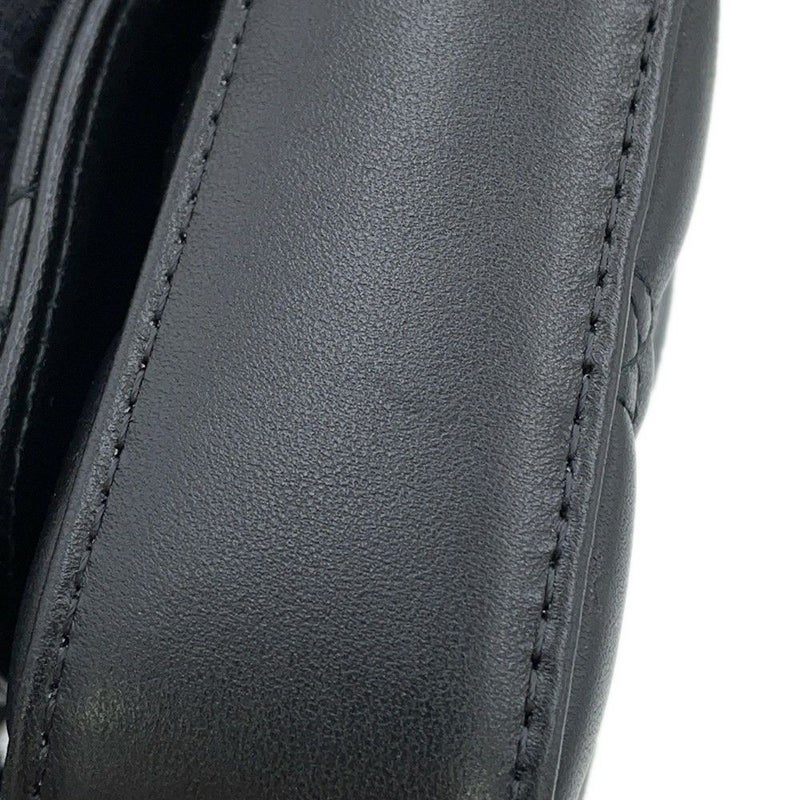 クリスチャン・ディオール チェーンショルダーバッグ My Dior ディオール トーク フォンバッグ カナージュ S0937ONMJ 黒