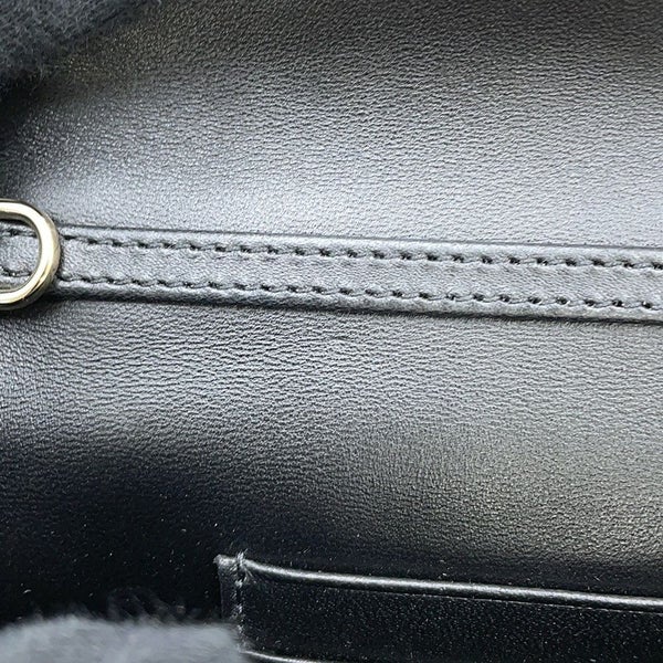 クリスチャン・ディオール チェーンショルダーバッグ My Dior ディオール トーク フォンバッグ カナージュ S0937ONMJ 黒