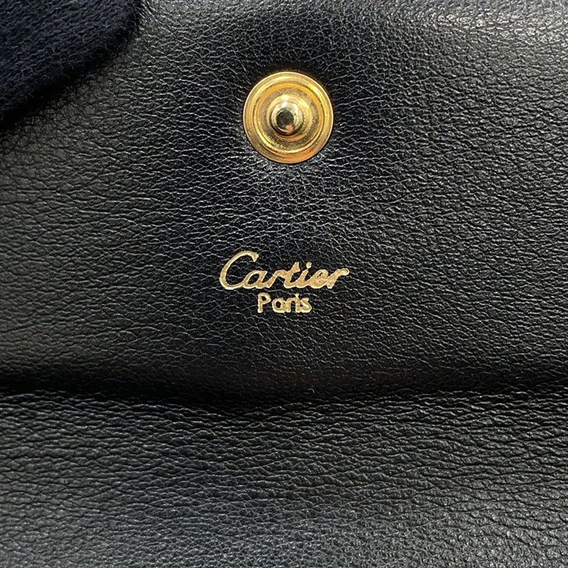 カルティエ ハンドバッグ パンテール レザー L1000121 Cartier 黒
