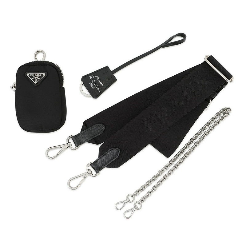 プラダ ショルダーバッグ Re-Edition 2005 Re-Nylon ナイロン 1BH204 PRADA 2wayバッグ 黒