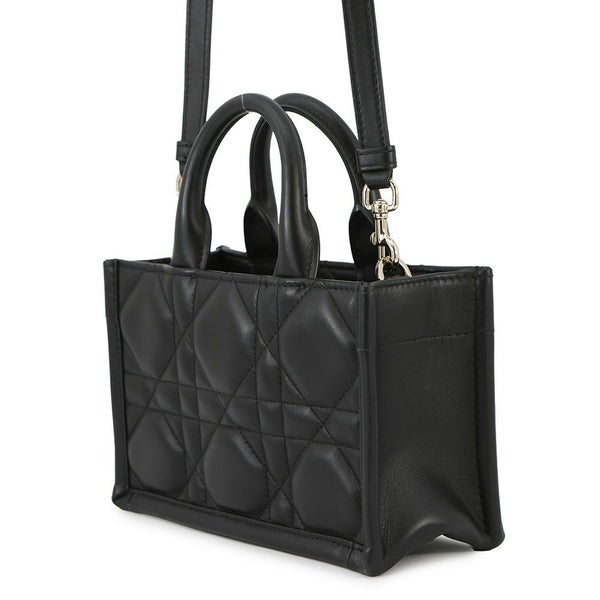 ディオール ハンドバッグ マクロカナージュ ブックトート ミニ カーフレザー S5573OWHP_M900 2way 黒