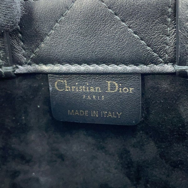 ディオール ハンドバッグ マクロカナージュ ブックトート ミニ カーフレザー S5573OWHP_M900 2way 黒