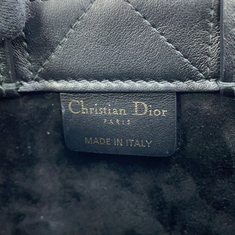 ディオール ハンドバッグ マクロカナージュ ブックトート ミニ カーフレザー S5573OWHP_M900 2way 黒