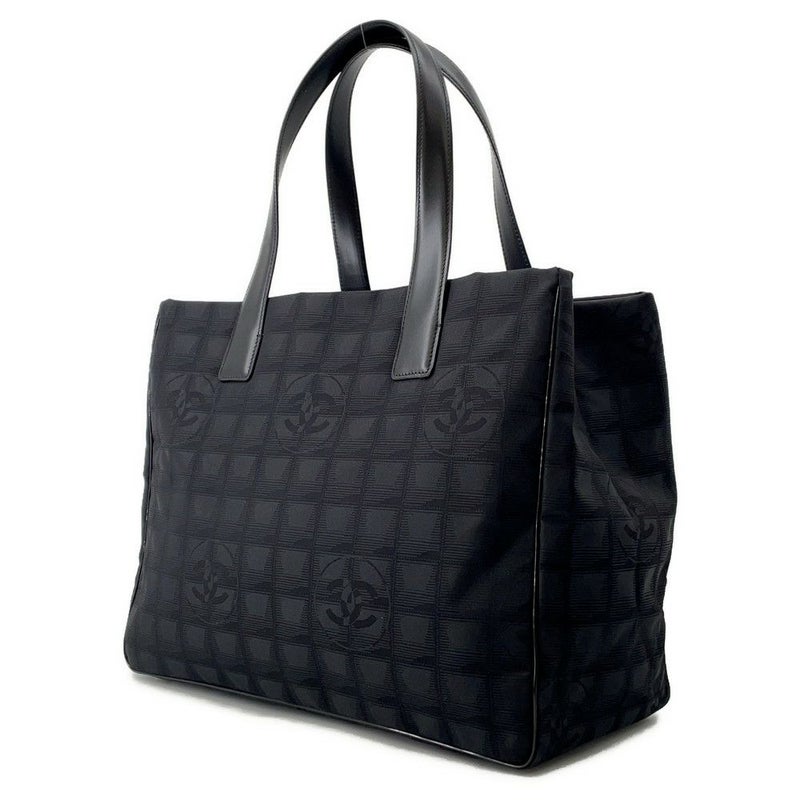 シャネル トートバッグ ココマーク ニュートラベルライン トートMM ナイロン A15991 CHANEL 黒
