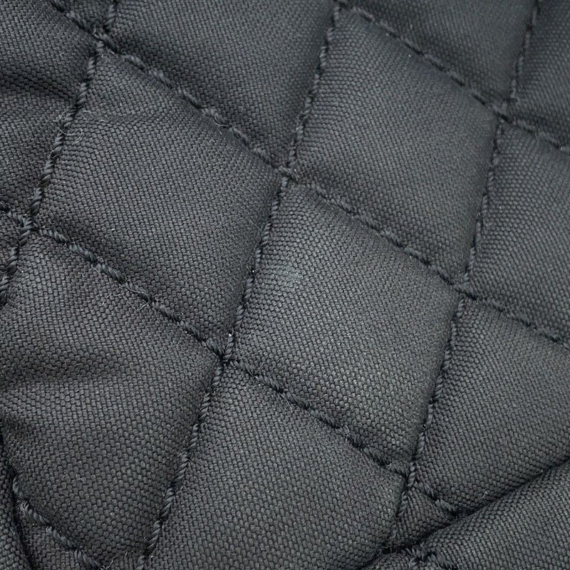 シャネル チェーンショルダーバッグ マトラッセ ココマーク スポーツライン シングルフラップ ハラコ キャンバス CHANEL 黒