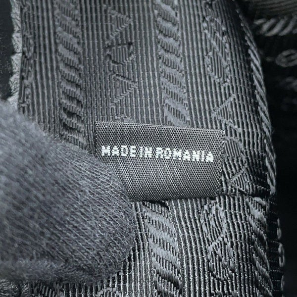 プラダ ハンドバッグ デュエット 巾着 ソフトカーフレザー 1BH038 PRADA 2way 黒