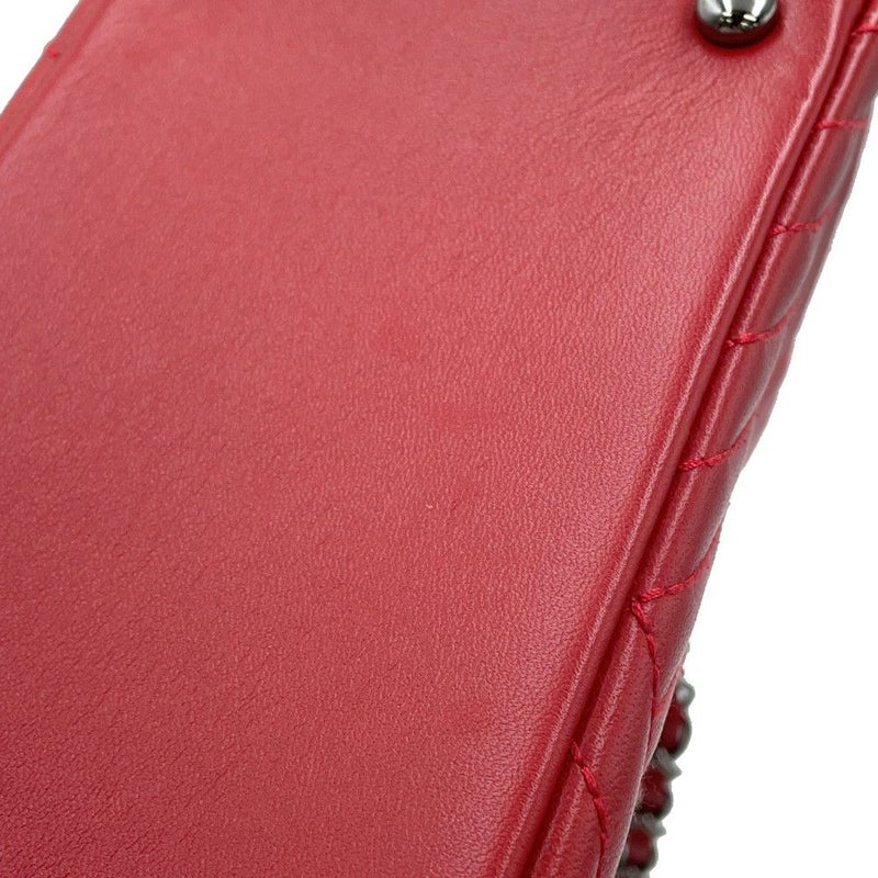 シャネル チェーントートバッグ ココマーク シェブロン ラムスキン CHANEL Vステッチ