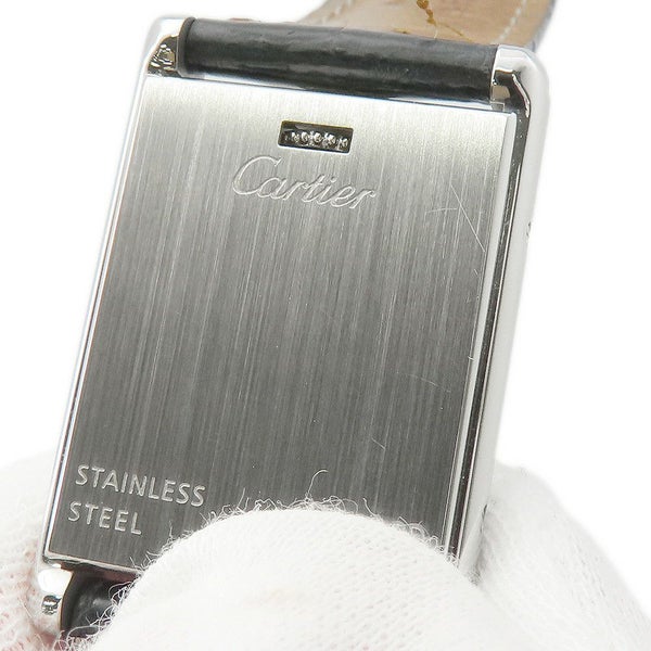 カルティエ タンク バスキュラント SM W1011158 Cartier 腕時計 アイボリー文字盤 クォーツ