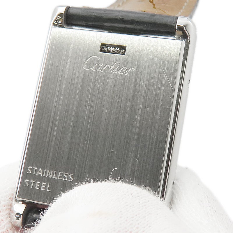 カルティエ タンク バスキュラント SM W1011158 Cartier 腕時計 アイボリー文字盤 クォーツ