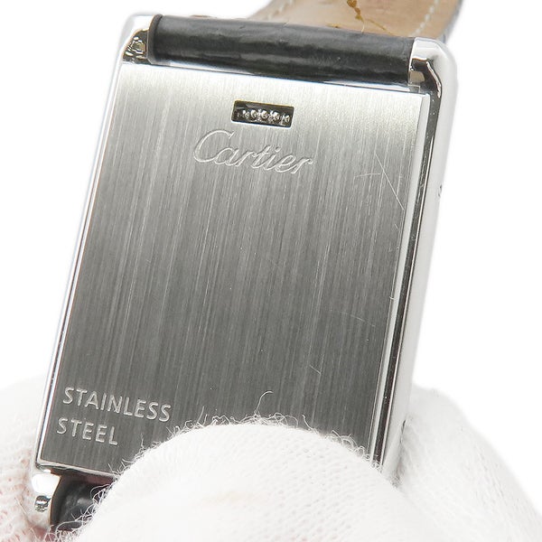 カルティエ タンク バスキュラント SM W1011158 Cartier 腕時計 アイボリー文字盤 クォーツ