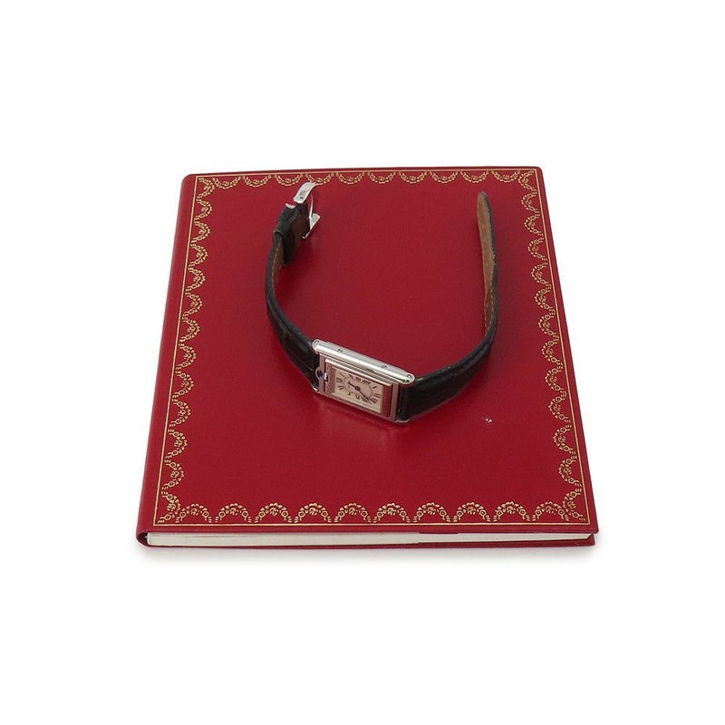 カルティエ タンク バスキュラント SM W1011158 Cartier 腕時計 アイボリー文字盤 クォーツ