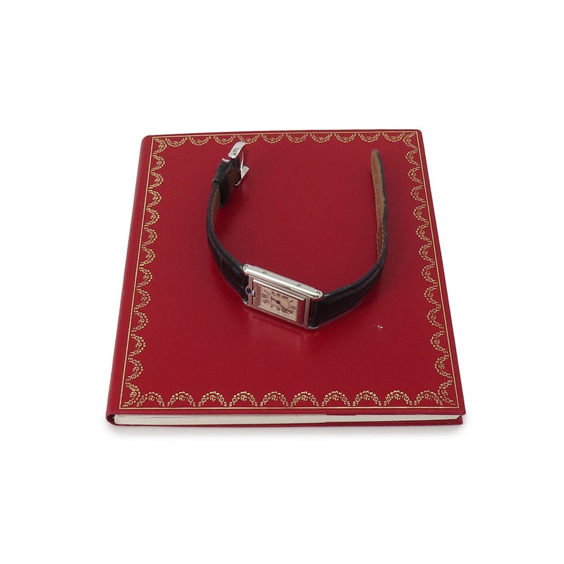 カルティエ タンク バスキュラント SM W1011158 Cartier 腕時計 アイボリー文字盤 クォーツ