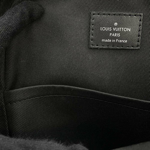 ルイヴィトン ボディバッグ モノグラム・マカサー アヴェニュー・スリングバッグ M46327 ショルダーバッグ 黒 ブラック