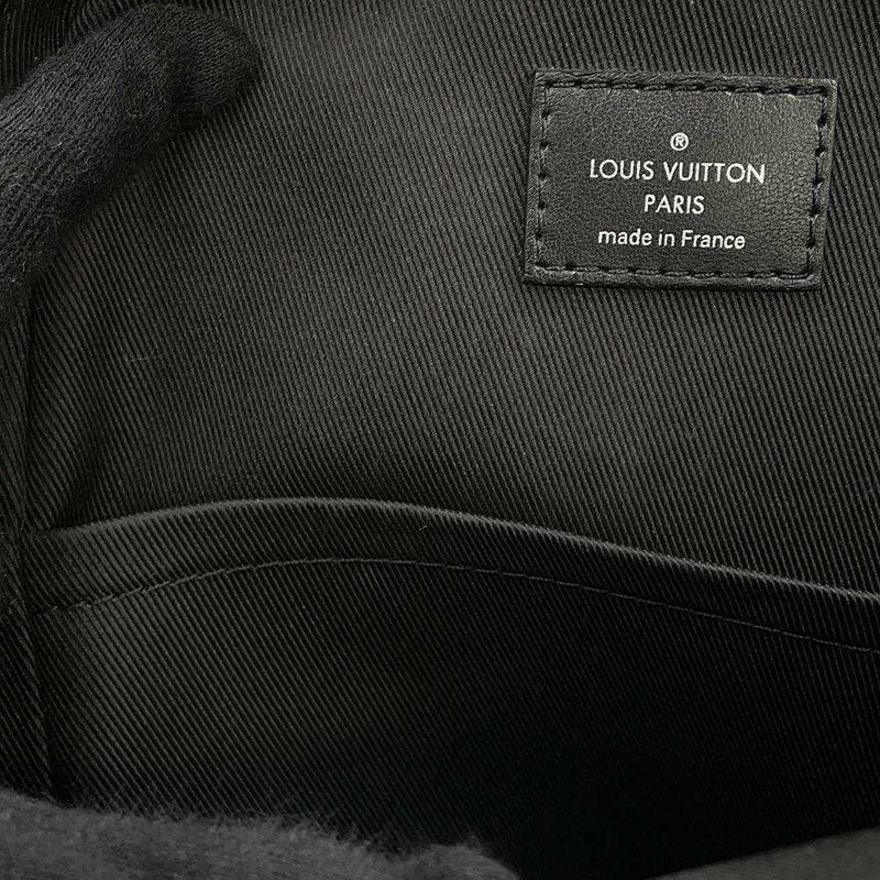 ルイヴィトン ボディバッグ モノグラム・マカサー アヴェニュー・スリングバッグ M46327 ショルダーバッグ 黒 ブラック