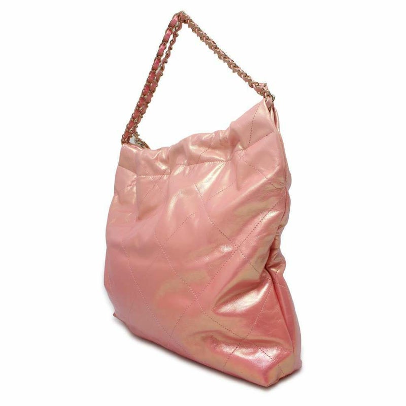 シャネル ハンドバッグ シャネル22 シャイニーカーフレザー AS3261 CHANEL バッグ ショルダーバッグ