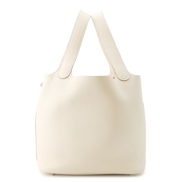 エルメス ハンドバッグ ピコタンロックMM クレ/シルバー金具 トリヨンクレマンス K刻印