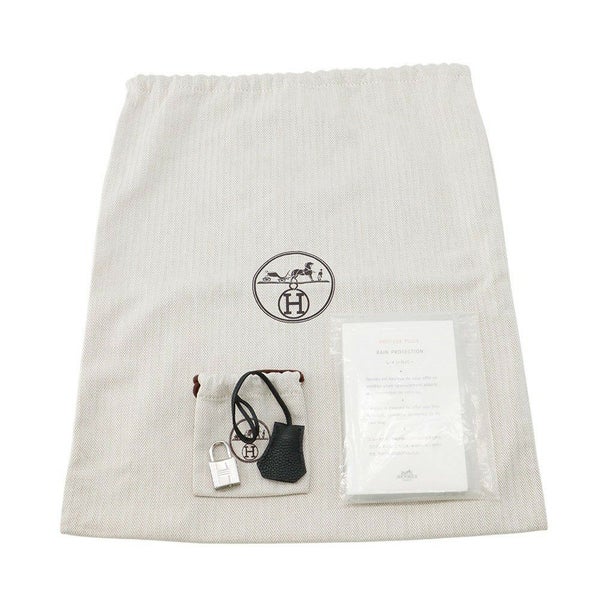 エルメス バーキン25 ブラック/シルバー金具 トゴ X刻印 HERMES Birkin ハンドバッグ