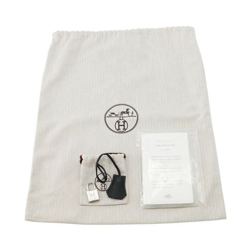 エルメス バーキン25 ブラック/シルバー金具 トゴ X刻印 HERMES Birkin ハンドバッグ