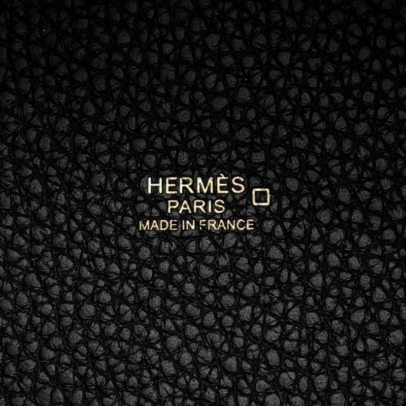 エルメス ハンドバッグ ピコタンロックPM タッチ ブラック/ゴールド金具 トリヨンクレマンス/アリゲーターマット Y刻印 黒