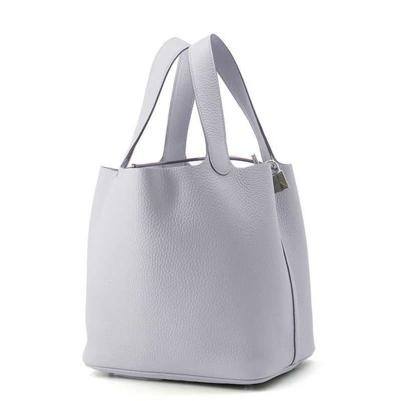 エルメス ハンドバッグ ピコタンロックMM グリパンタン/シルバー金具 トリヨンクレマンス K刻印