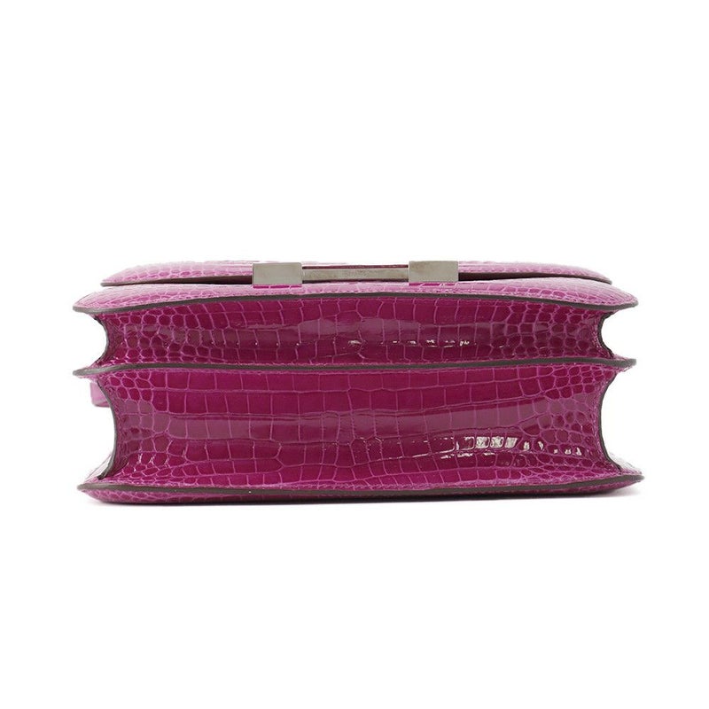 エルメス ショルダーバッグ コンスタンス3 24 ローズシェヘラザード/シルバー金具 ポロサスシャイン Y刻印