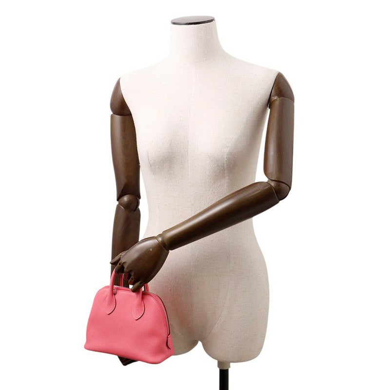 エルメス ボリード1923 ミニ ローズアザレ/シルバー金具 エバーカラー K刻印 2wayショルダー