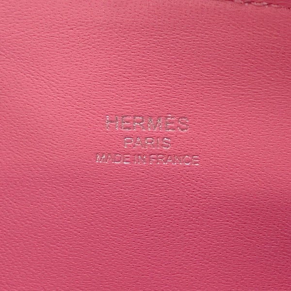 エルメス ボリード1923 ミニ ローズアザレ/シルバー金具 エバーカラー K刻印 2wayショルダー