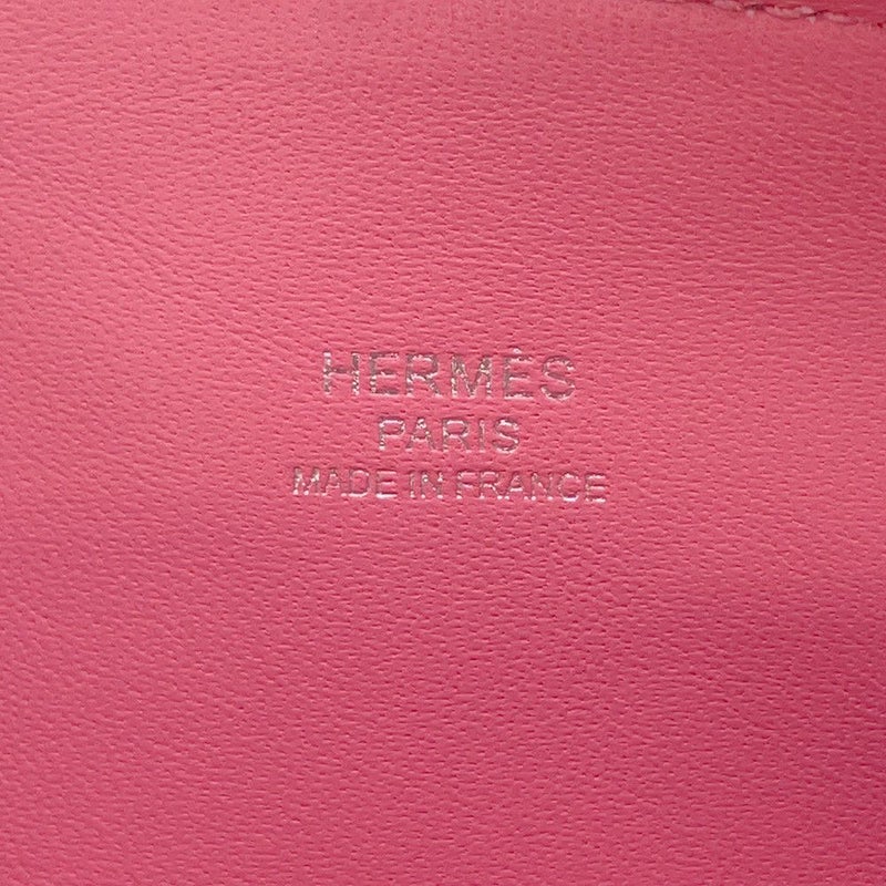 エルメス ボリード1923 ミニ ローズアザレ/シルバー金具 エバーカラー K刻印 2wayショルダー