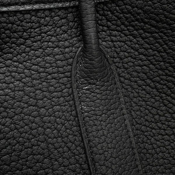 エルメス トートバッグ ガーデンパーティTPM ブラック/シルバー金具 ネゴンダ W刻印 黒