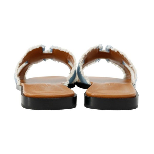 エルメス サンダル オラン デニム レディースサイズ36 1/2 HERMES 靴