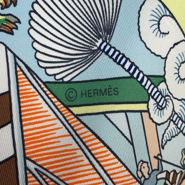 エルメス ストール カレ140 カレジェアン アニマポリス HERMES シルク 2024春夏