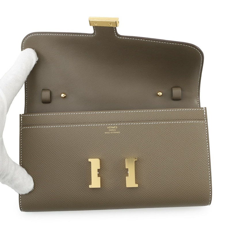 エルメス 長財布 コンスタンス トゥーゴー ロング エトゥープ/ゴールド金具 エプソン Z刻印 HERMES 財布