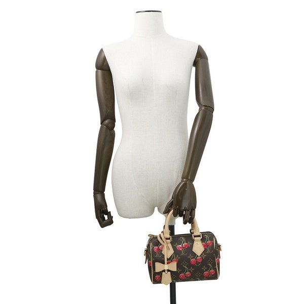 ルイヴィトン ハンドバッグ モノグラム・チェリー LV × TM スピーディ・バンドリエール 20 M13094 2way バッグ 村上隆 コラボ