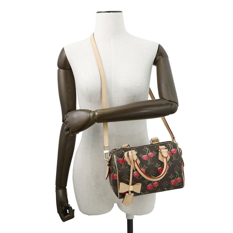 ルイヴィトン ハンドバッグ モノグラム・チェリー LV × TM スピーディ・バンドリエール 20 M13094 2way バッグ 村上隆 コラボ