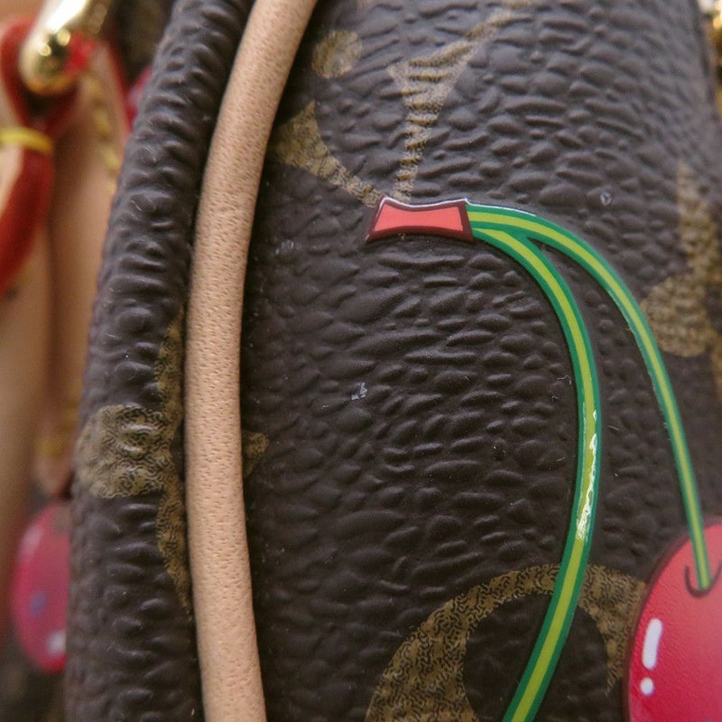 ルイヴィトン ハンドバッグ モノグラム・チェリー LV × TM スピーディ・バンドリエール 20 M13094 2way バッグ 村上隆 コラボ