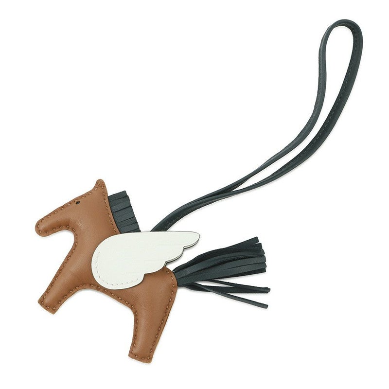 エルメス バッグチャーム ロデオPM ペガサス ゴールド/ヴェールシプレ/ヴェールフィズ ラムスキン B刻印