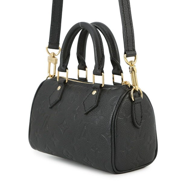 ルイヴィトン ハンドバッグ モノグラム・アンプラント ナノ・スピーディ M82450 ヴィトン バッグ 2way ショルダーバッグ 黒 ブラック