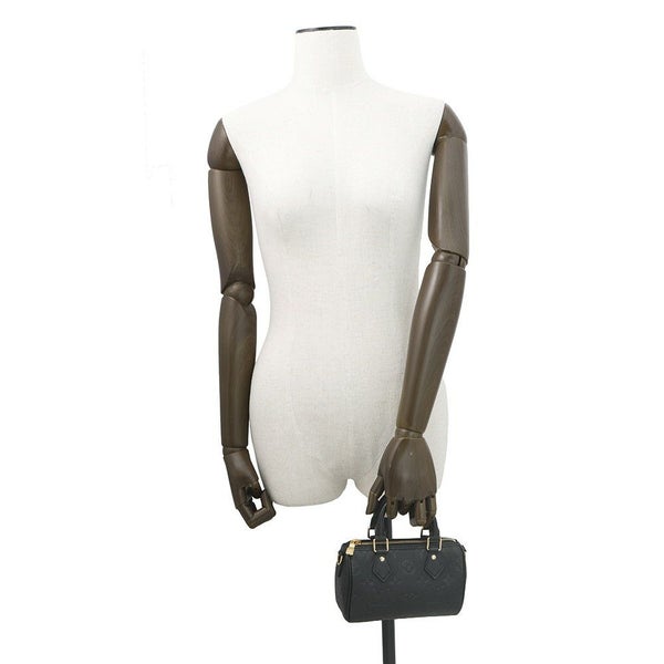 ルイヴィトン ハンドバッグ モノグラム・アンプラント ナノ・スピーディ M82450 ヴィトン バッグ 2way ショルダーバッグ 黒 ブラック