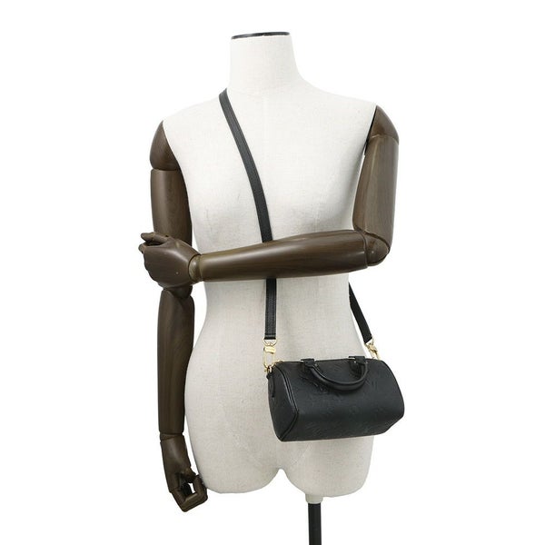 ルイヴィトン ハンドバッグ モノグラム・アンプラント ナノ・スピーディ M82450 ヴィトン バッグ 2way ショルダーバッグ 黒 ブラック