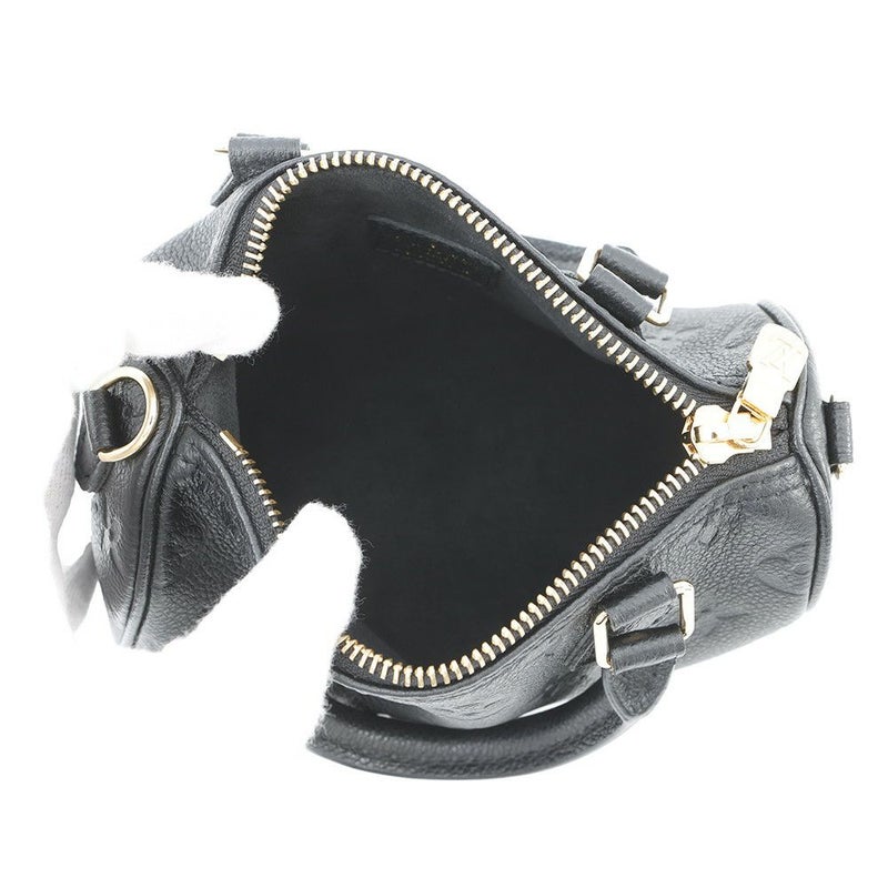 ルイヴィトン ハンドバッグ モノグラム・アンプラント ナノ・スピーディ M82450 ヴィトン バッグ 2way ショルダーバッグ 黒 ブラック