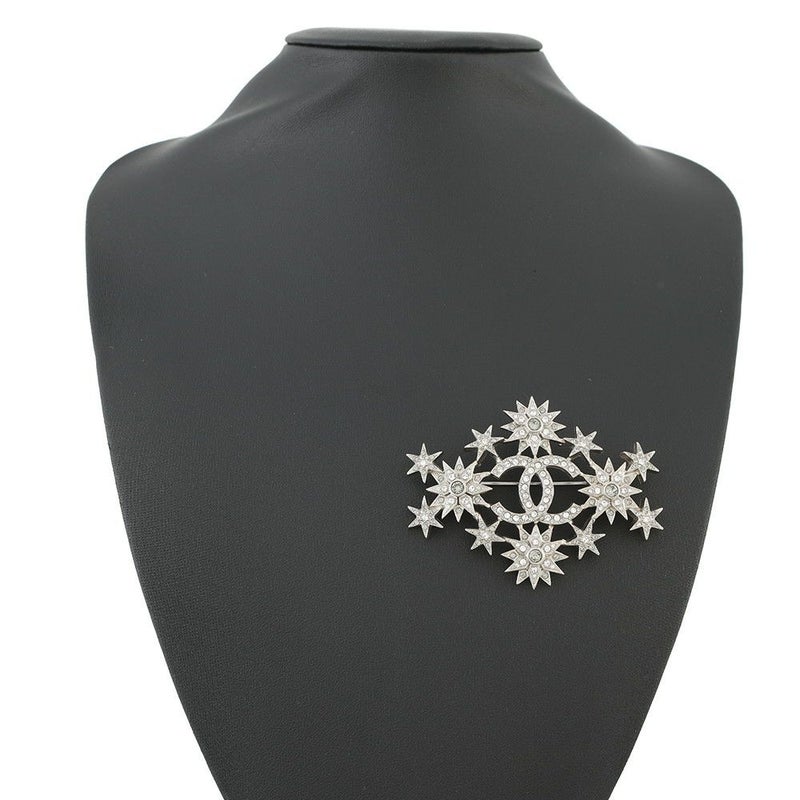 シャネル ブローチ ココマーク スター メタル ラインストーン 15A CHANEL アクセサリー