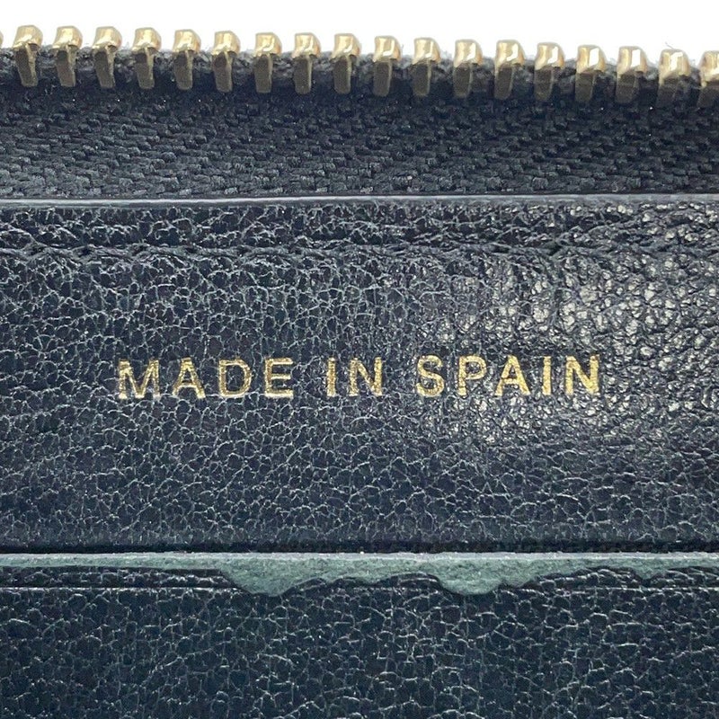 シャネル 長財布 マトラッセ ココマーク マドモワゼル コンパクトウォレット ラムスキン CHANEL ラウンドファスナー 黒